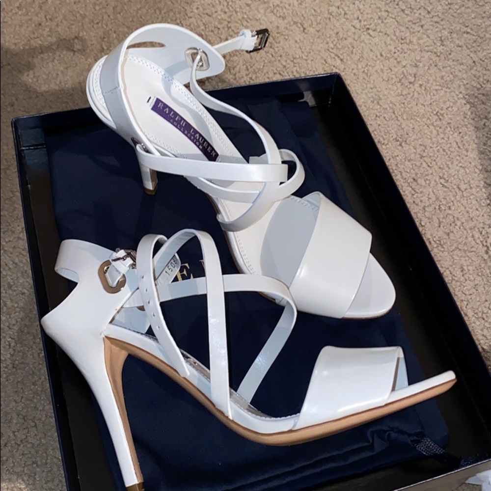 New Ralph Lauren Purple Label White Shoes